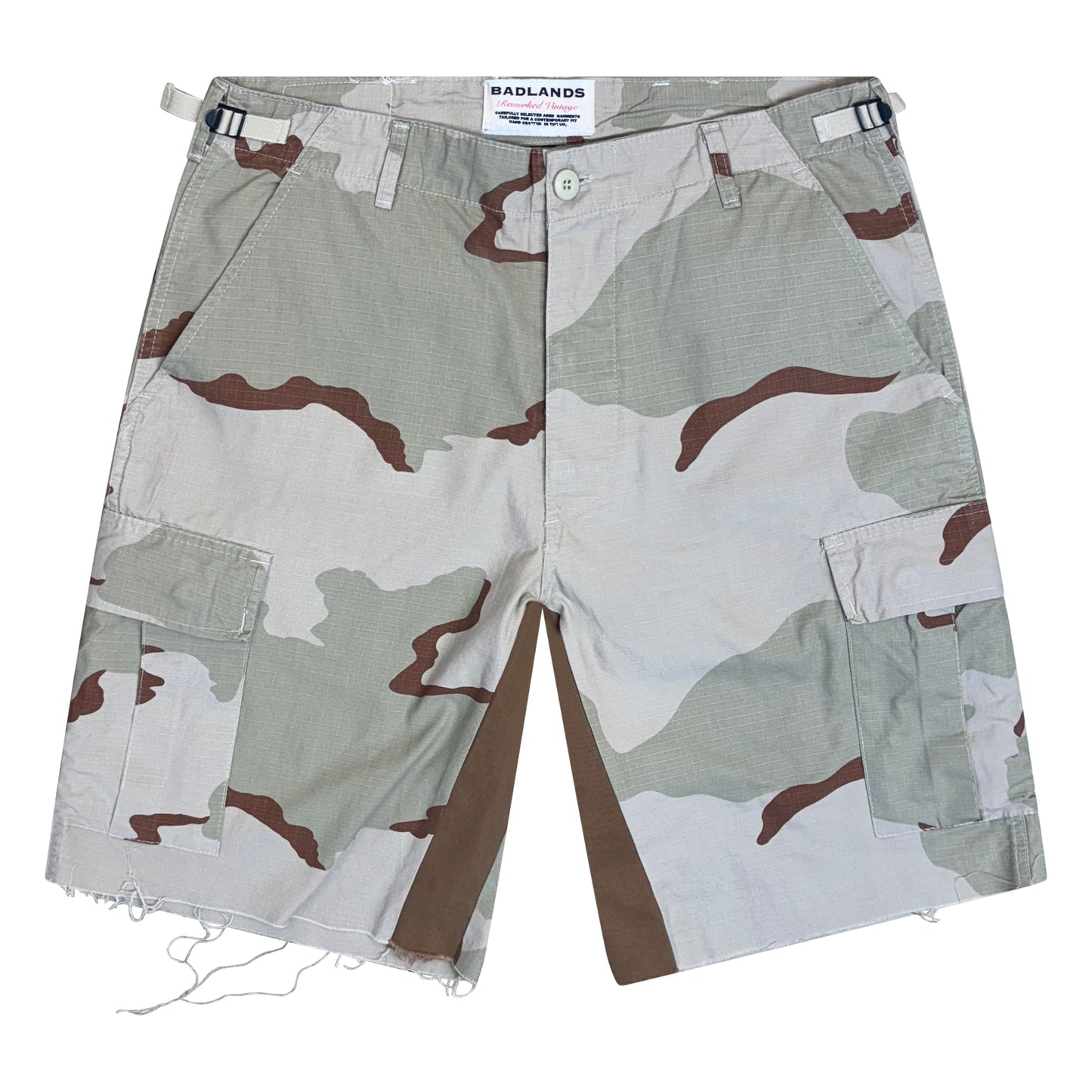 Beige Cargo Shorts