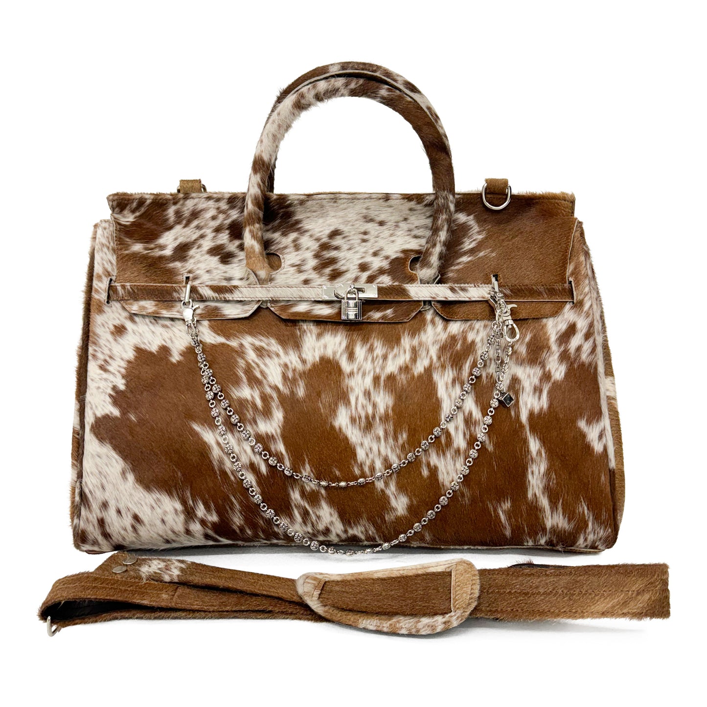 COWHIDE BIRKIN BAG 50