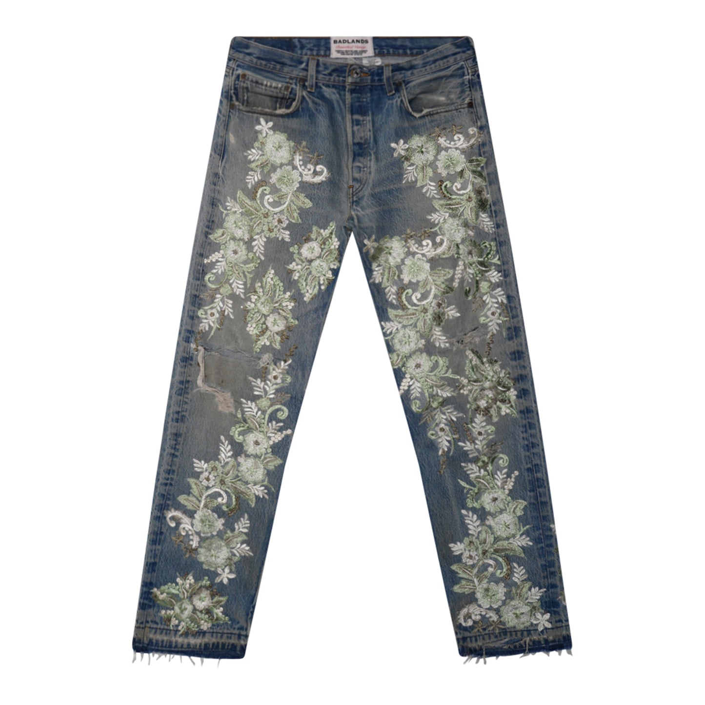 Green Goblin Lace Denim