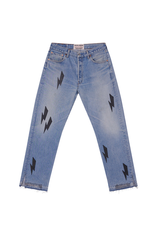 Badlands Blue Reverse Bolt Denim