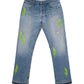 Badlands Lime Reverse Bolt Denim