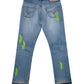 Badlands Lime Reverse Bolt Denim