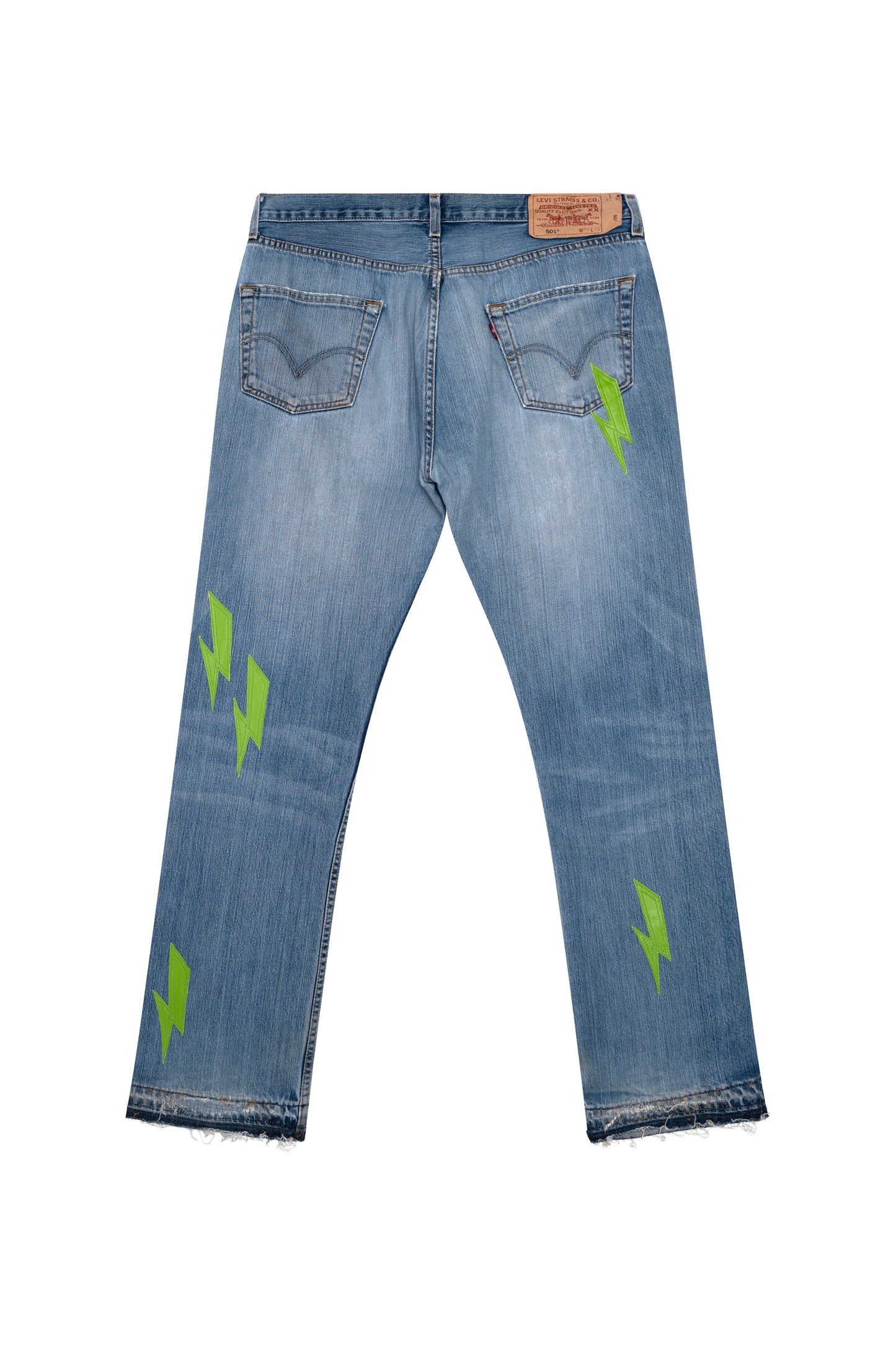 Badlands Lime Reverse Bolt Denim