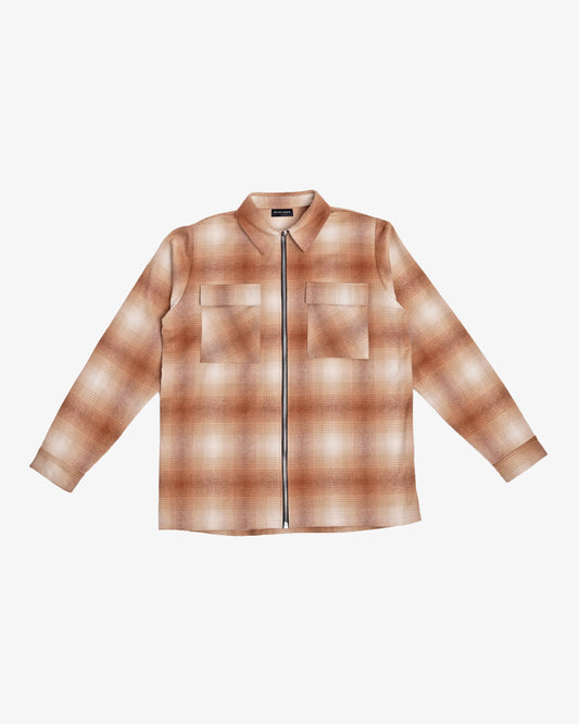 Archive Zip Flannel Shirt