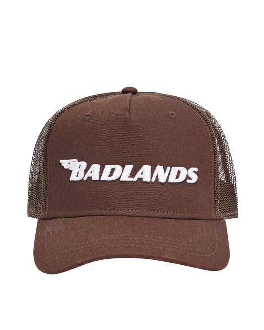 Badlands 'flying B script' trucker Cap